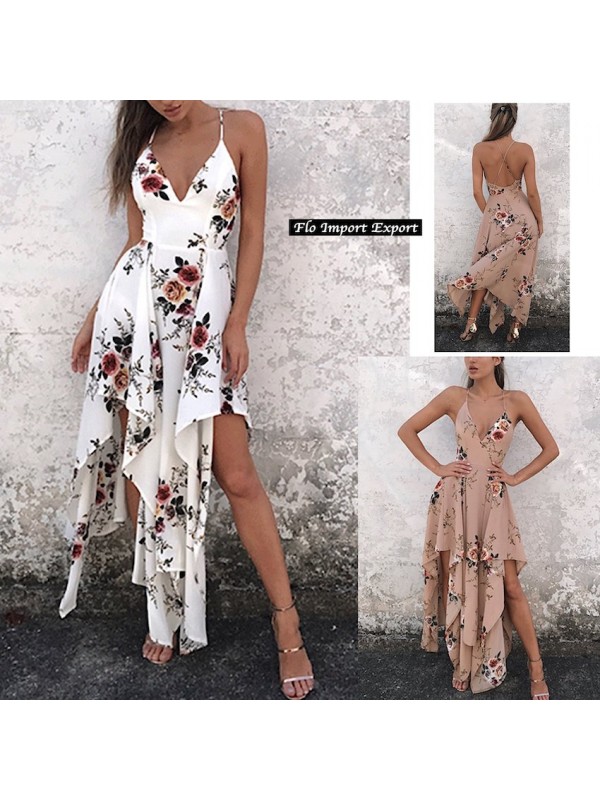 abito asimmetrico lungo