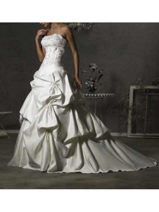 Abito da sposa Satin Ricamato 00102