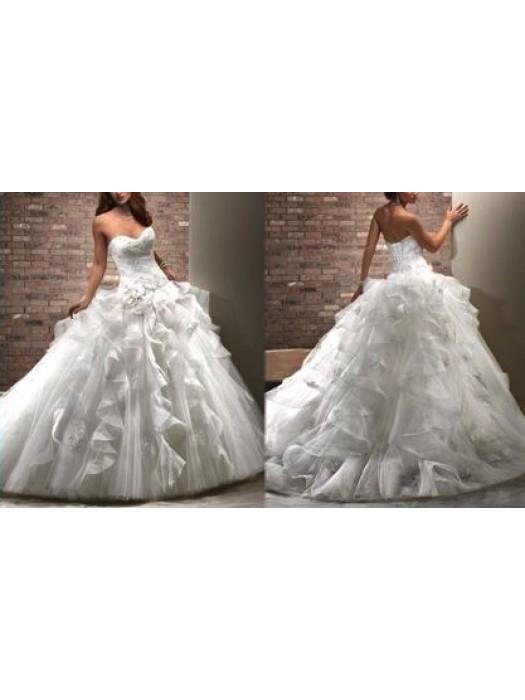 Abito da sposa Organza 00107