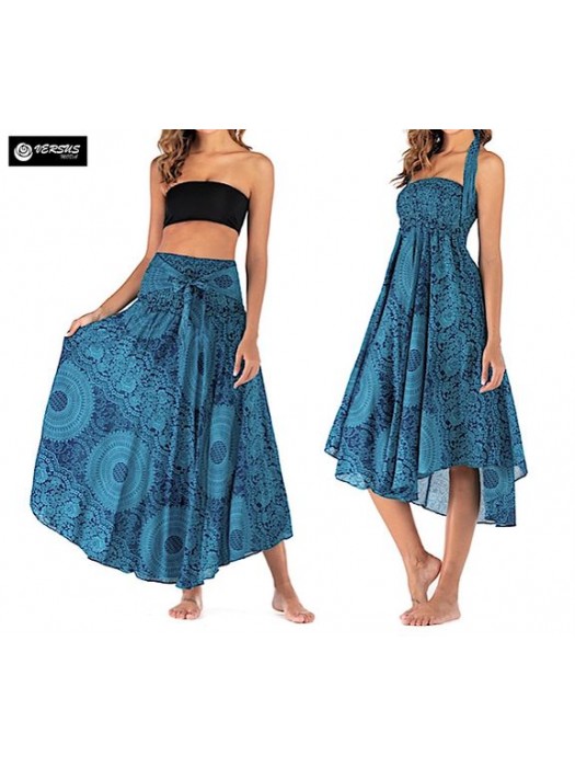 Gonna Lunga Vestito Donna Etnica Woman Maxi Ethnic Skirt Dress 130069