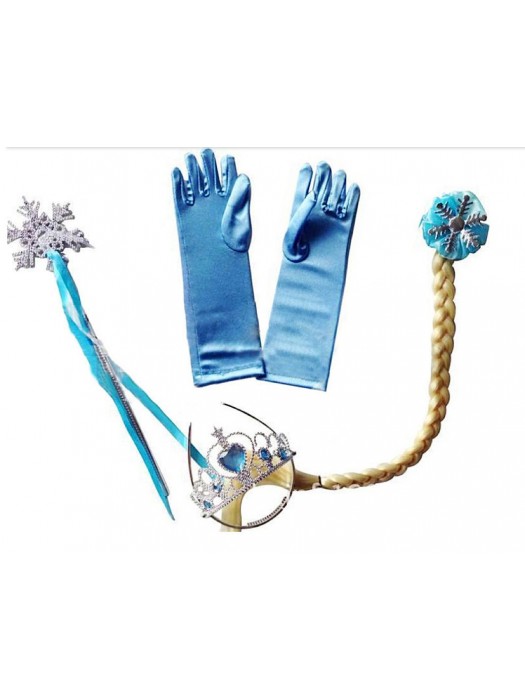 Frozen Vestiti Carnevale Elsa Set Accessori 457001