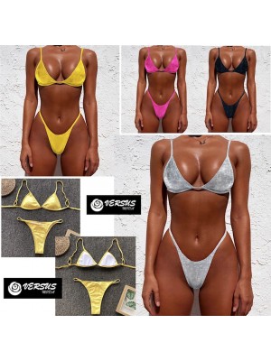 Costume Due Pezzi Bikini Mare Donna Brasiliano Triangolo 550080