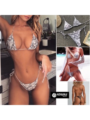 Costume Due Pezzi Bikini Mare Donna Brasiliano Triangolo 550082