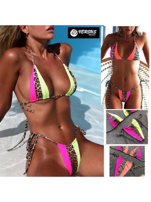 Costume Due Pezzi Bikini Mare Donna Brasiliano Triangolo 550083