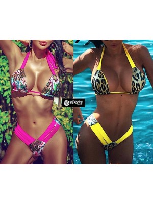 Costume Due Pezzi Bikini Mare Donna Brasiliano Triangolo 550089