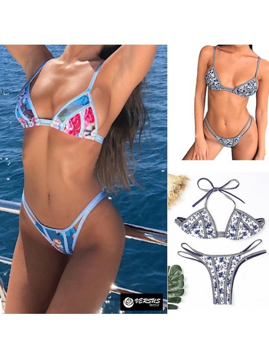 Costume da Bagno Due Pezzi Bikini Brasiliano Mare Donna Woman Swimsuit 550122