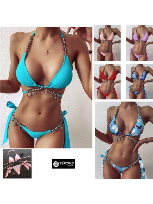 Costume da Bagno Due Pezzi Bikini Brasiliano Mare Donna Woman Swimsuit 550142