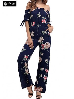 Pantaloni Tuta Donna Elegante Casual Woman Elegant Jumpsuit Trousers 660040