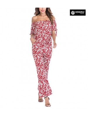 Pantaloni Tuta Donna Elegante Casual Woman Elegant Jumpsuit Trousers 660050