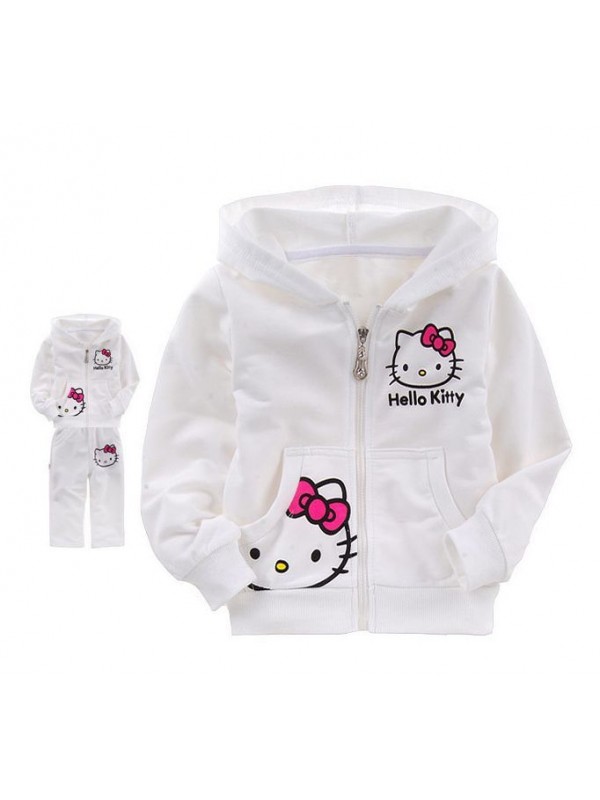 Hello Kitty tuta felpa manica lunga e pantaloni due colori 220001