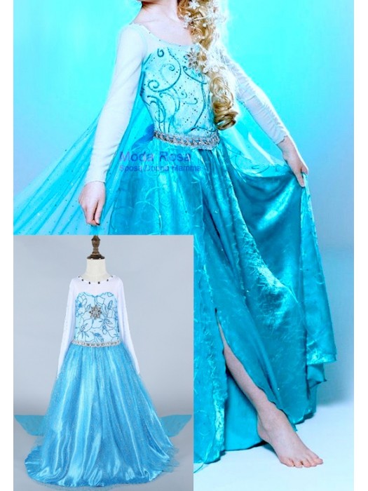 Frozen Vestiti Carnevale Elsa 3-12 anni 789007BELU