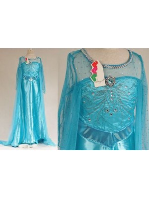 Frozen Vestiti Carnevale Elsa 4-12 anni 789020