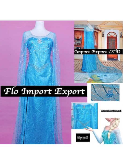 Frozen Vestito Carnevale Donna Bambina Elsa 8899402