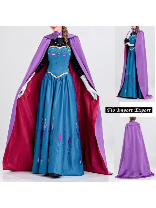 Frozen Vestito Carnevale Donna Elsa Incoronazione 8899501