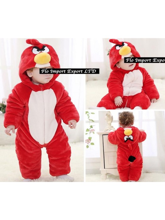 Angry Birds Costume Carnevale Calda Tuta Pile Imbottita ABIRD01