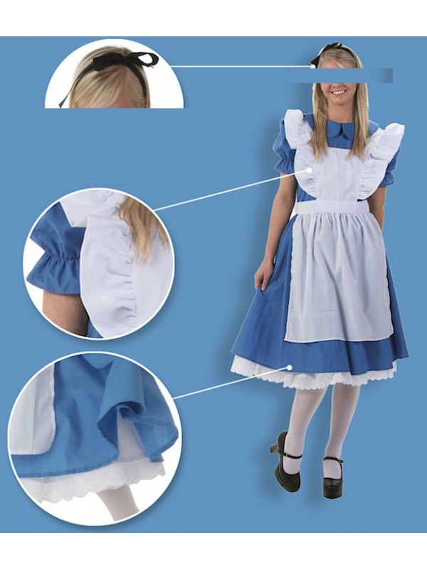 Alice Vestito Carnevale Donna Bambina ALICE01