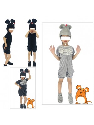 Topo Tuta Saggio Danza Costume Topolino Travestimento ANIM001