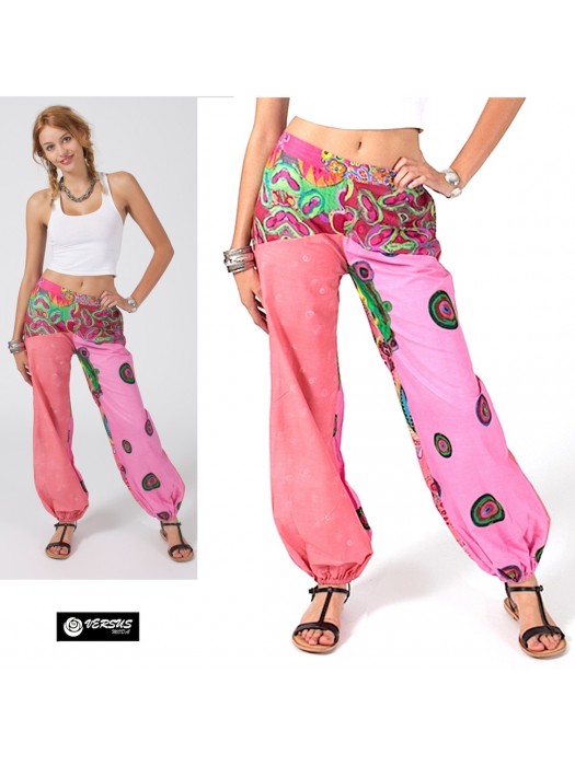 Pantaloni Etnici Donna in Cotone Boho Chic AVPL0162