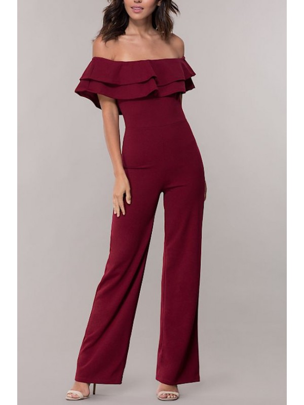 Jumpsuit Donna Tutina Pantaloni Scollo V - Abito Da Festa DL-1681 - Foto 2