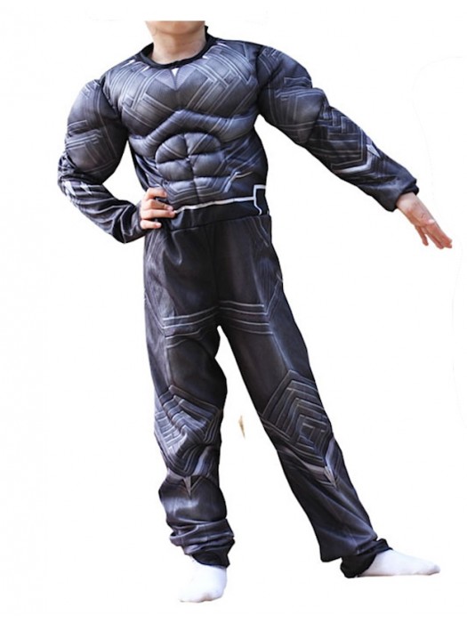OFFERTA SPECIALE - 1 Costume Carnevale Bambino Simile Black Panther BLACKP01-SO