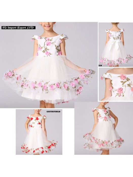 Vestito Bambina Abito Cerimonia Rose CDR061