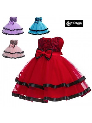 Vestito Bambina Cerimonia Feste Damigella Compleanno Party Girl Dress CDR094