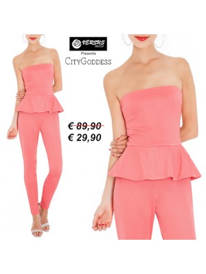 Tuta Donna Cerimonia Party Pantaloni Goddiva CG-TR51