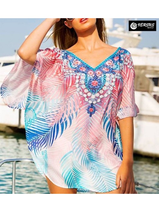  Copricostume Caftano Donna Dress Woman Kaftan COV0170