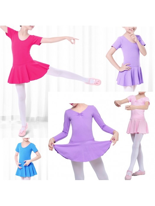 Vestito Body Lezione Danza Manica Lunga o Corta DANC126