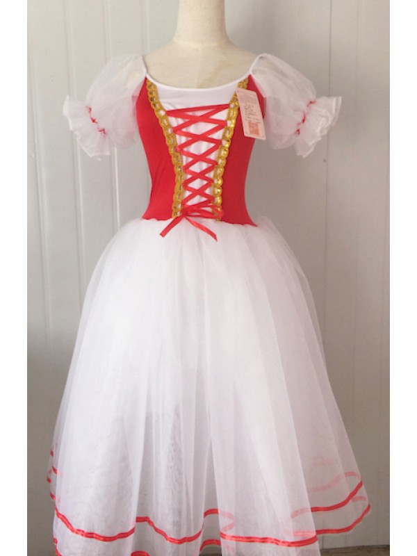 Vestito Da Ballo Balletto Per Bambine FYMNSI | Tutù Con Maniche Ad Ala E Gonna In Tulle, Per Danza E Festa, 3-12 Anni