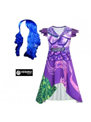 Simile Descendants 3 Vestito Carnevale Mal DESC01-W3