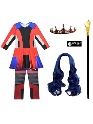 Simile Descendants 3 Vestito Carnevale Evie Bambina DESC05-W1