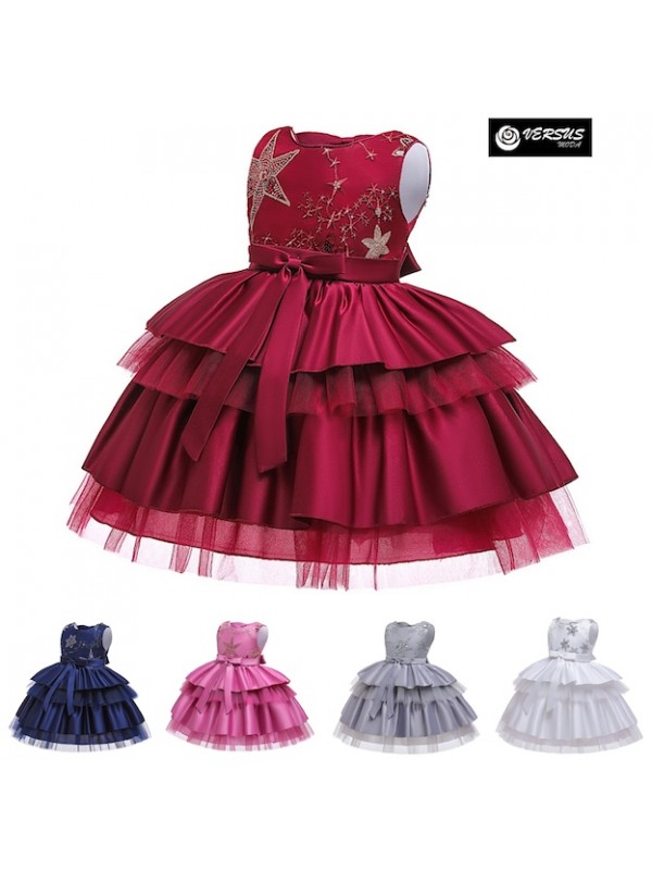 Abito Natale.Vestito Bambina Abito Cerimonia Feste Natale Dg0057