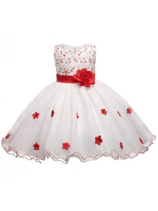 Vestito Bambina Abito Cerimonia Compleanno DGZF003B