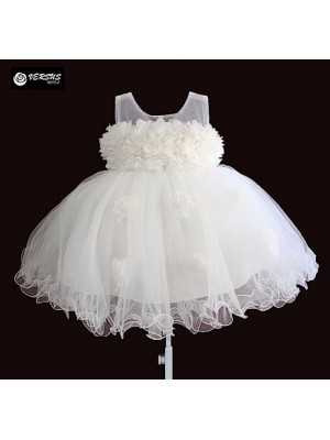 Vestito Bambina Abito Cerimonia Battesimo Compleanno DGZF046B