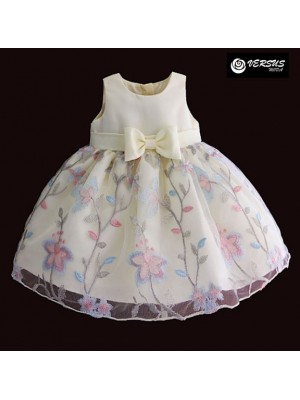 Vestito Bambina Abito Cerimonia Battesimo Compleanno DGZF047B