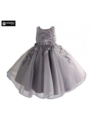 Vestito Elegante Cerimonia Abito Bambina Girl Party Dress DGZF066B