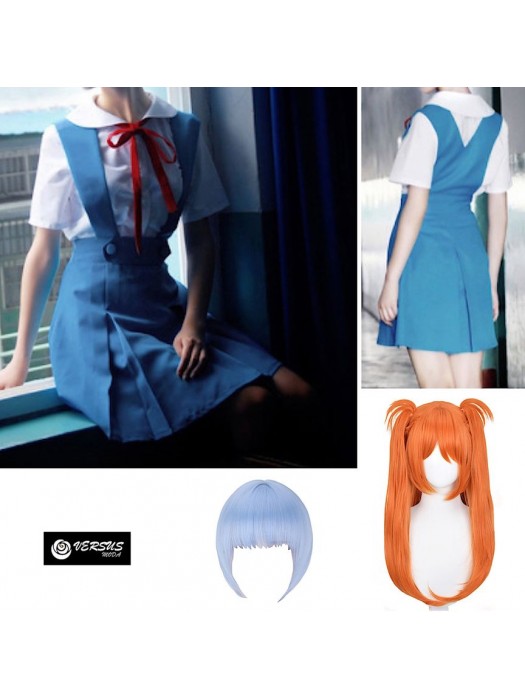 Simil Evangel Uniforme Carnevale Cosplay Rei Uniform Anime Asuka Costume EVANG01