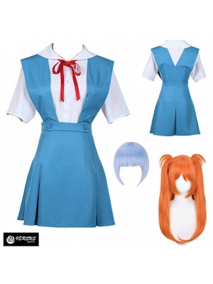 Simil Evangel Uniforme Carnevale Cosplay Rei Uniform Anime Asuka Costume EVANG04