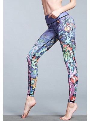 Pantaloni Leggings Yoga Donna Casual Sport FITS012
