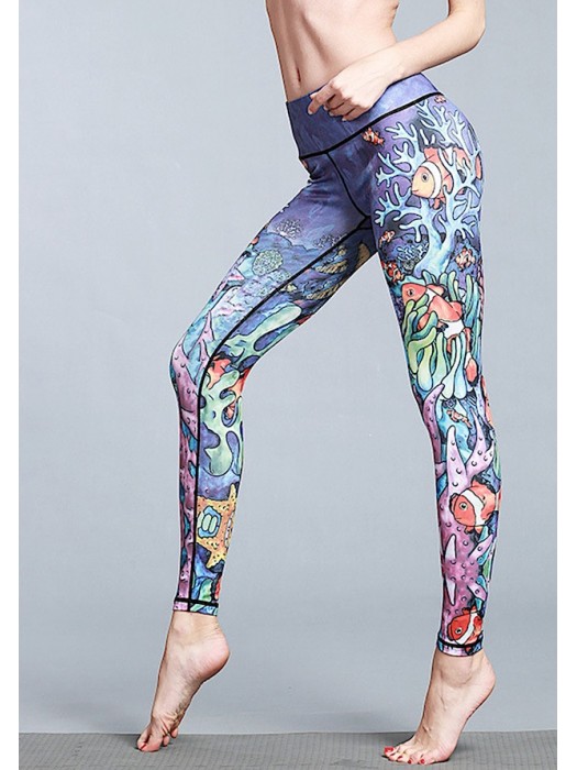 Pantaloni Leggings Yoga Donna Casual Sport FITS012