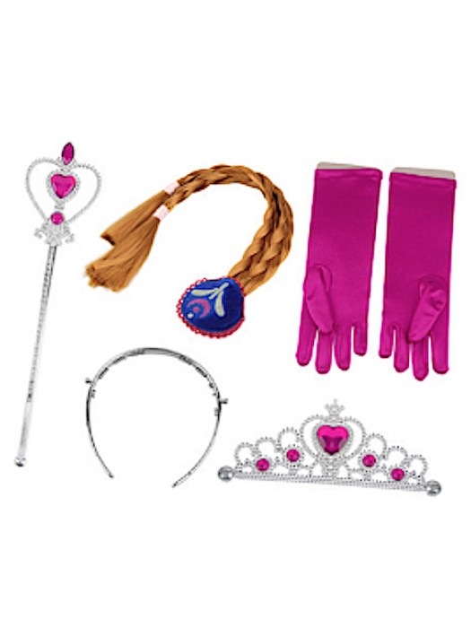 Simile Frozen Vestiti Carnevale Anna Set Accessori FROEL10