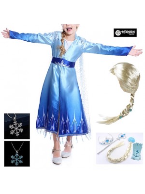 Simile Frozen Vestito Carnevale Elsa 2 Regina Nevi FROZ020