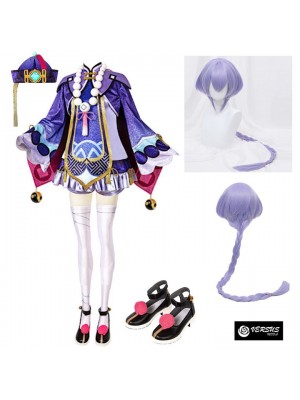 Simil Qiqi Vestito Genshi Carnevale Cosplay Impact Anime Costume GENIMP03