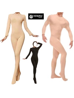 Tuta Sotto Maschera Carnevale Pellicciotto Sottomaschera Donna Uomo UND003