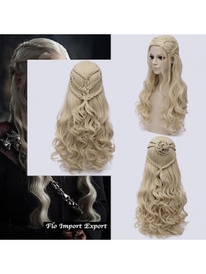 Regina Draghi Parrucca Tipo Daenerys Cosplay GTHWIG3