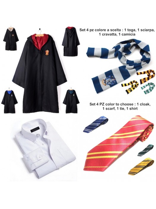 Simile Harry Potter Toga Vestito Carnevale Adulto HARRY01BA