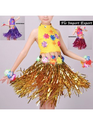 Hawaiana Vestito Carnevale Spettacolo Danza HAWD01