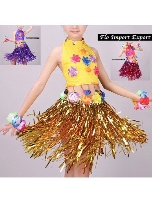 Hawaiana Vestito Carnevale Spettacolo Danza HAWD01