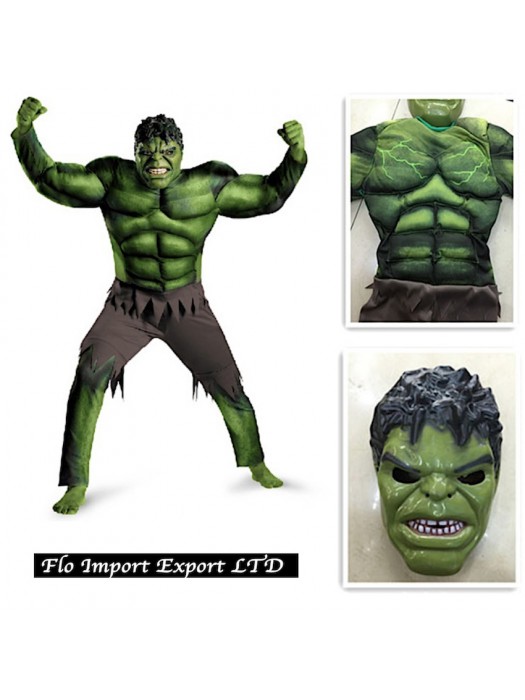 Hulk Maschera Vestito Carnevale Bambino HULK01